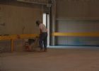 Floor being scarefied